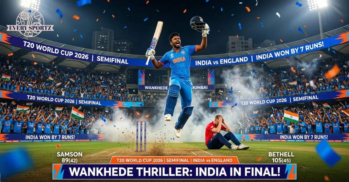 India vs England T20 World Cup 2026 Semifinal
